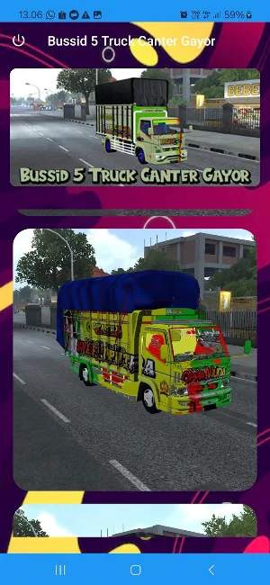 Bussid 5 Truck Canter Gayor Screenshot 1