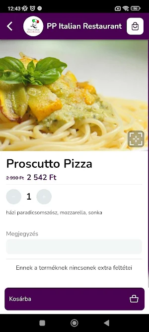 PP Italian Restaurant Screenshot 2