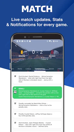 Palace Eagles - Live Scores Screenshot 2