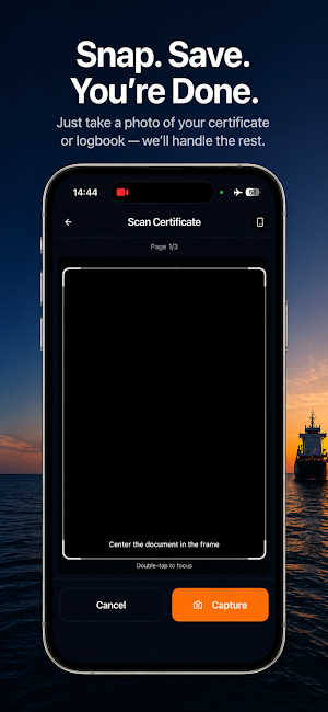 My CrewID: Seaman Logbook Screenshot 1