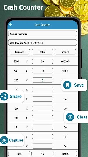 Cash Counter Screenshot 1