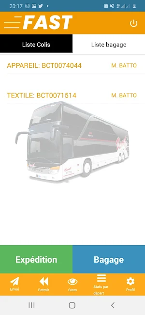 FAST (Ticket, Colis et Bagage) Screenshot 2