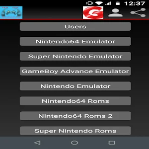 P.B.M. Game Emulators and Roms Screenshot 2