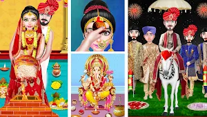 Indian Gujarati Wedding Girl Arranged MarriageGame Screenshot 0