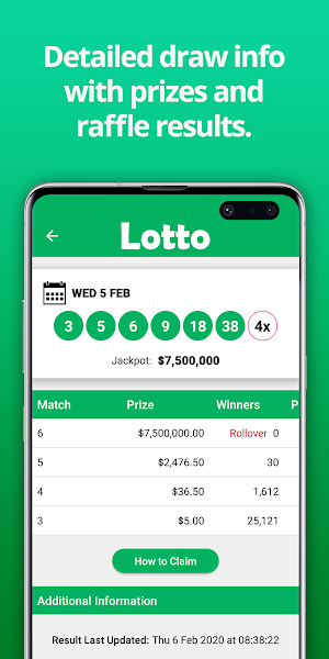Florida Lottery Results Screenshot 1