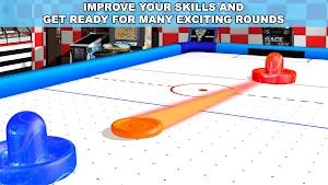 Air Hockey - Ice & Glow Screenshot 1
