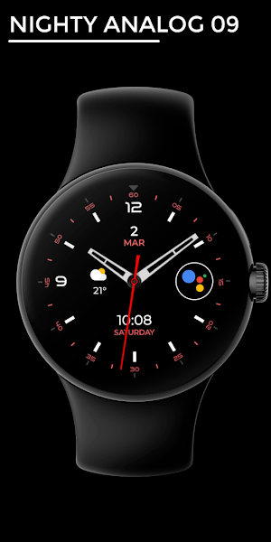 Nighty Analog 09 - watch face Screenshot 0