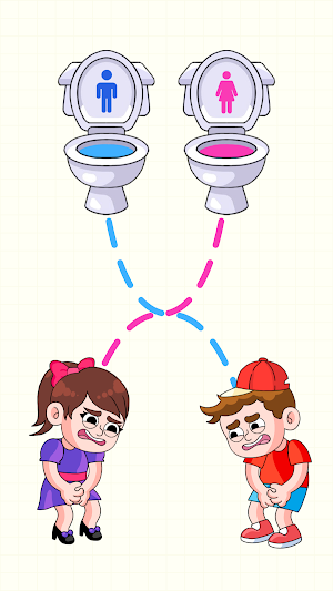 Toilet Dash: Draw Puzzle screenshot 6
