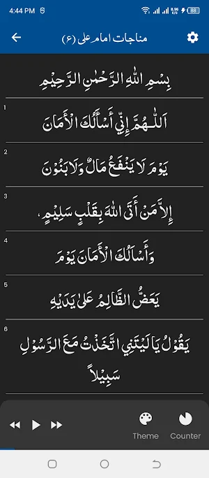 Munajat Imam Ali (a.s) Screenshot 1