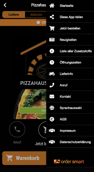 Pizzahaus Bielefeld Screenshot 2