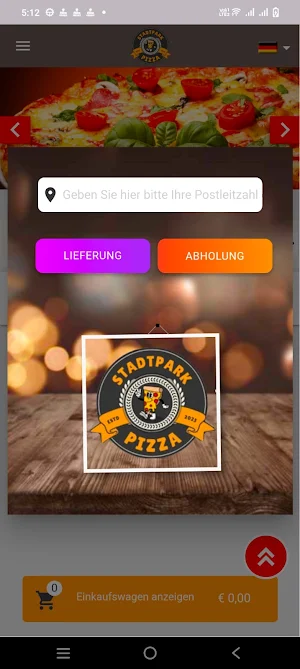 Pizza Stadtpark Screenshot 3