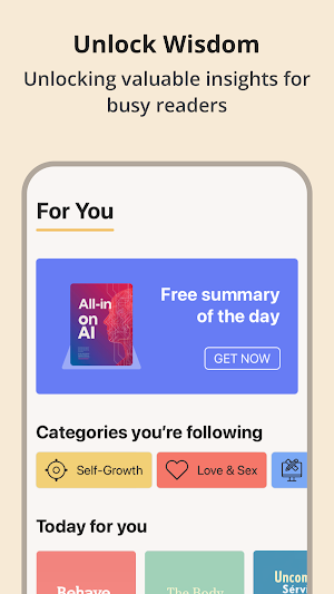 Refuel4: Daily Book Summaries Screenshot 1