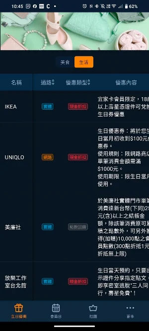生日揪優惠 Screenshot 1
