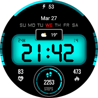 Digital sport color WatchFace
