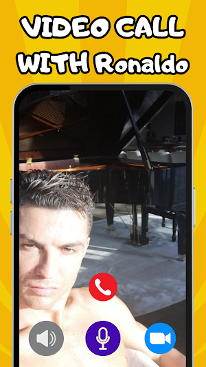 Ronaldo Fake Video Call Screenshot 1