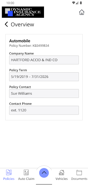 Dynamic Insurance Online Screenshot 3