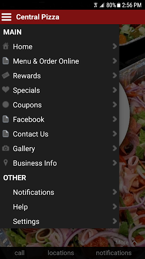 Central Pizza Screenshot 1