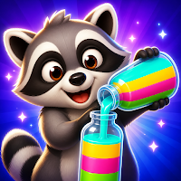 Raccoon Colorful Sort