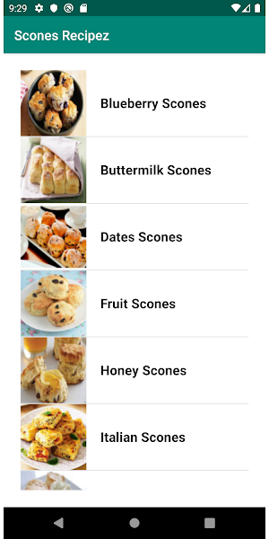 Scones Recipes Screenshot 2