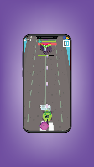 Blocky Shooter: Race Game Screenshot 3