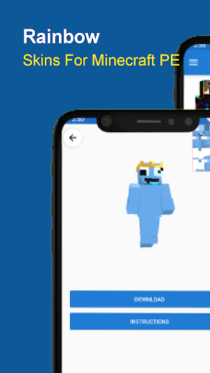 Rainbow Craft Skins for MCPE Screenshot 2