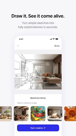 Archisketch AI Interior Design Screenshot 2