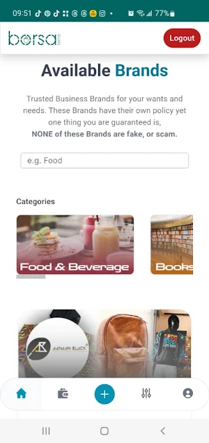 Borsa Terra - Shop & Orders Screenshot 0
