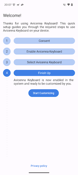 Avicenna Keyboard Screenshot 3