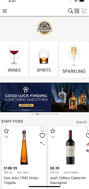 Universal Wine and Liquor Screenshot 2