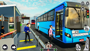 City Traffic Bus Sim Game 2023 Screenshot 2