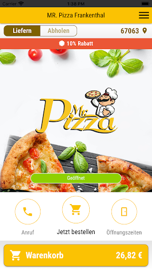 MR. Pizza Frankenthal Screenshot 0
