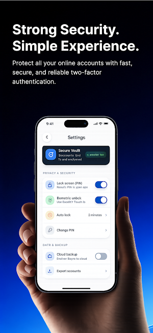Simple Authenticator: TOTP Screenshot 2