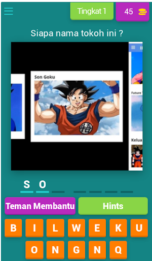 tebak nama tokoh anime populer Screenshot 0