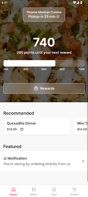 Picante Mexican Cuisine Screenshot 0