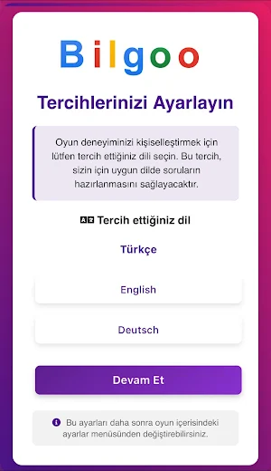 Bilgoo: Quiz & Bilgi Yarışması Screenshot 0