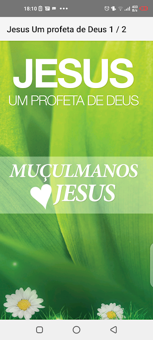 Jesus Um profeta de Deus Screenshot 0