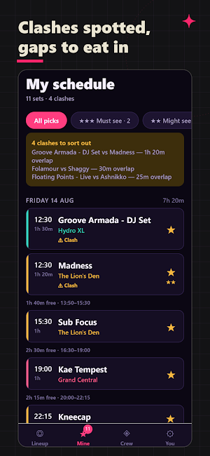BoomSched Screenshot 2