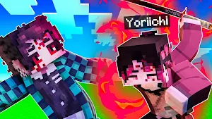 Tanjiro Demon Slayer Skin MCPE Screenshot 2