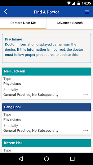 myHealthButton® Michigan Screenshot 1