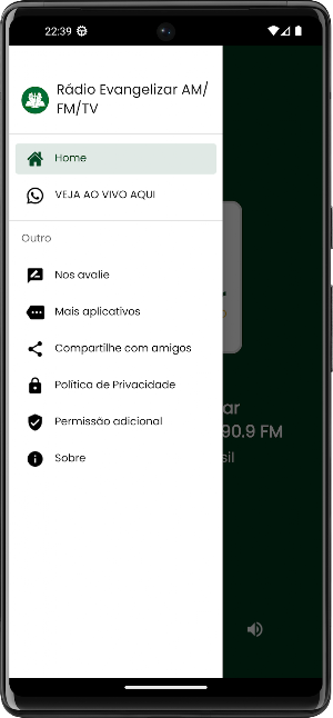Rádio Evangelizar AMFM Curi/PR Screenshot 1