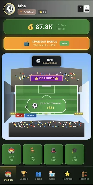 Idle Eleven – Football Club Screenshot 0