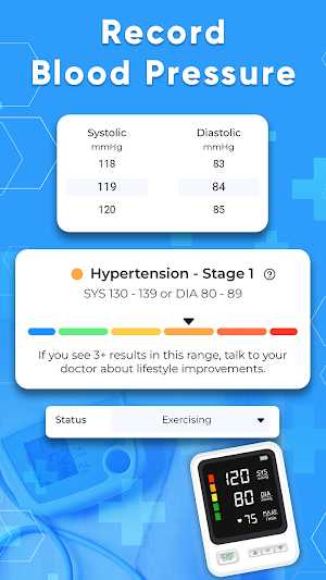 Blood Pressure BP - Heart Rate Screenshot 1
