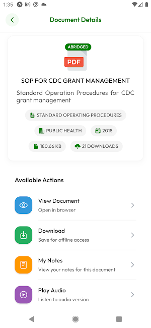 GHS eLibrary Screenshot 3
