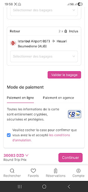 mondialbooking Screenshot 3