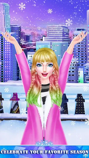 Makeup Girl Winter Beauty Spa Screenshot 1