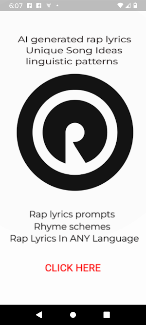 Rhyme Rap Boss - AI Lyrics Screenshot 0