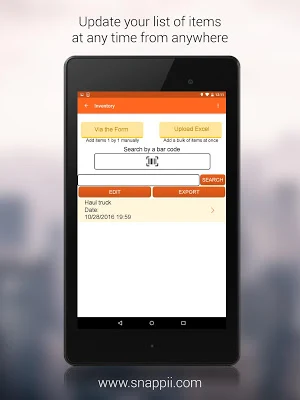 Equipment Inventory App Screenshot 2