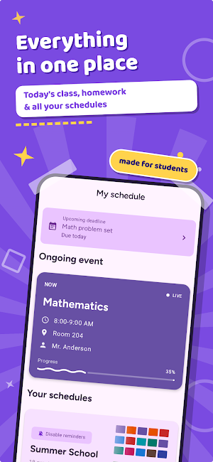 My Schedule Screenshot 0