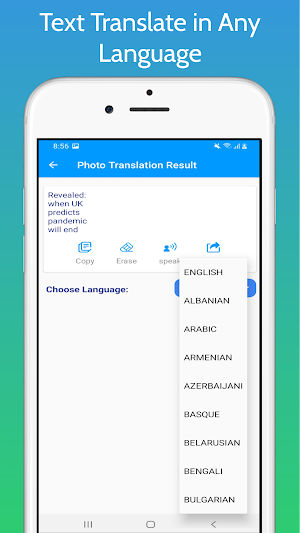 Camera translator: Image to text & Voice translate Screenshot 2