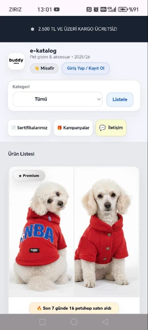 BUDDY STORE Toptan Pet Kıyafet Screenshot 3